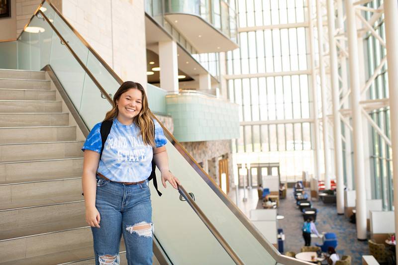 A GVSU transfer student from a community college.